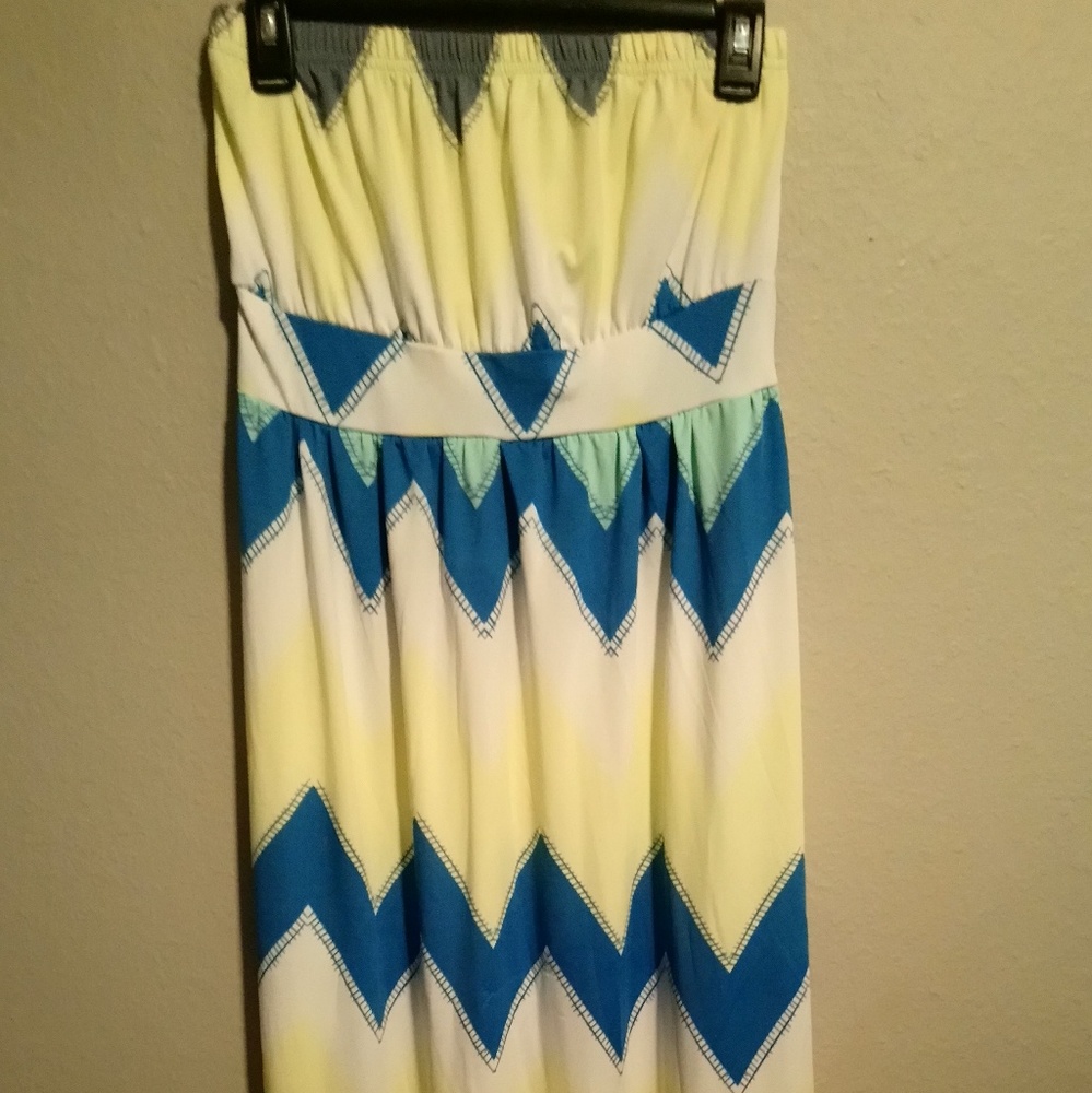 Light Colors Maxi Dress